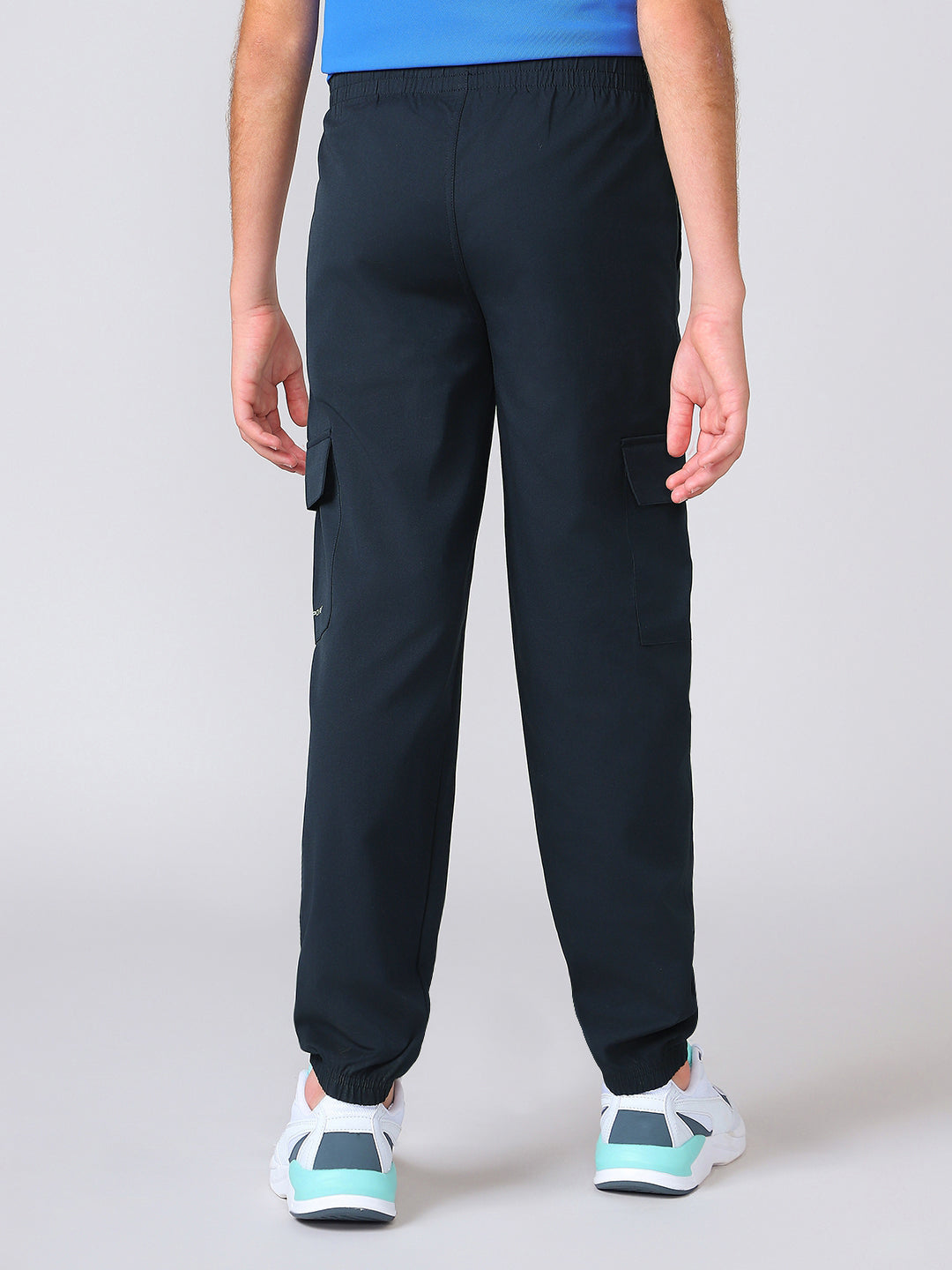 Boys Regular Fit Cargo Joggers with TS FLEXI