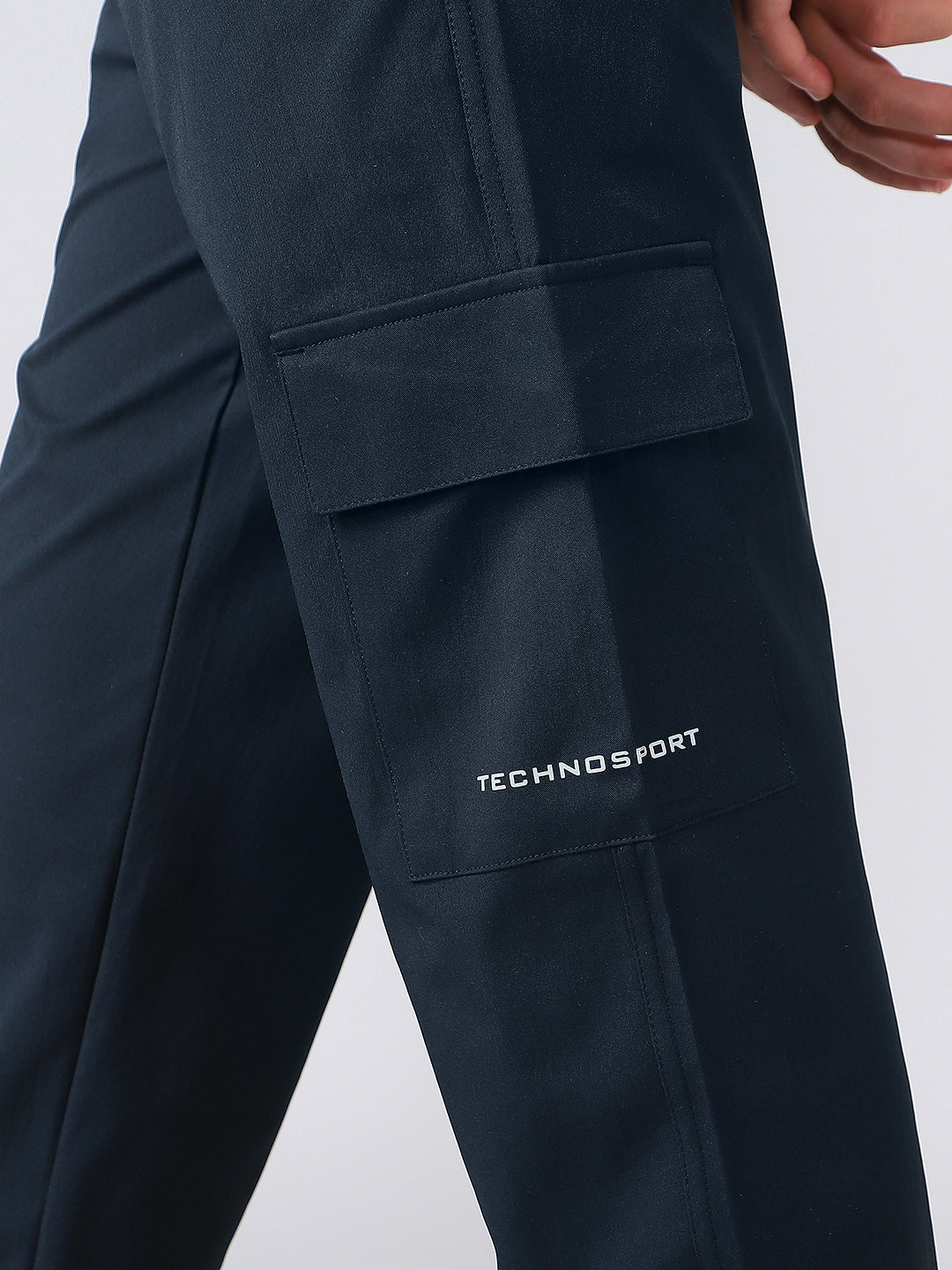 Boys Regular Fit Cargo Joggers with TS FLEXI
