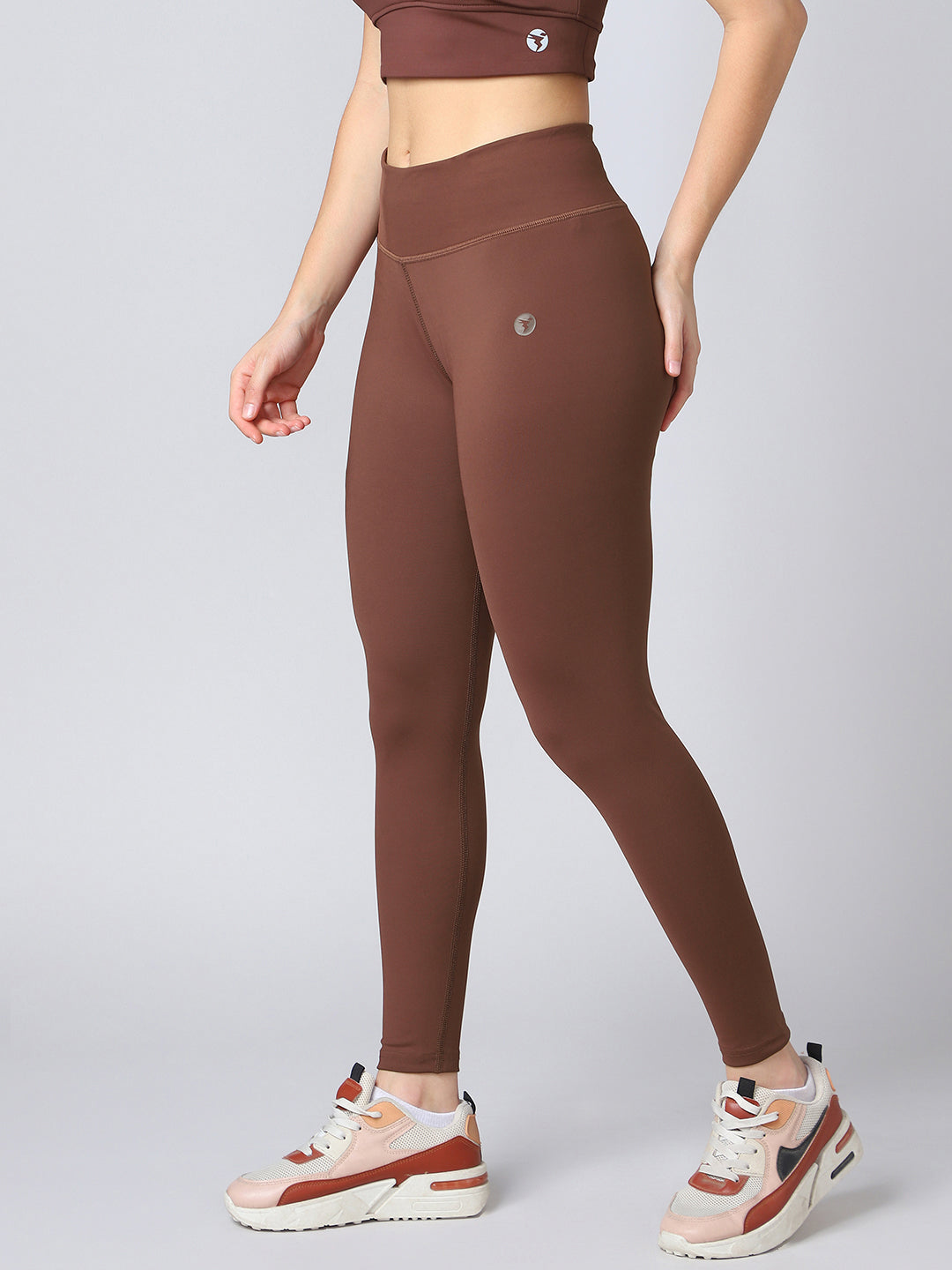 Women Solid Slim Fit Tights with ELASTO PLUS