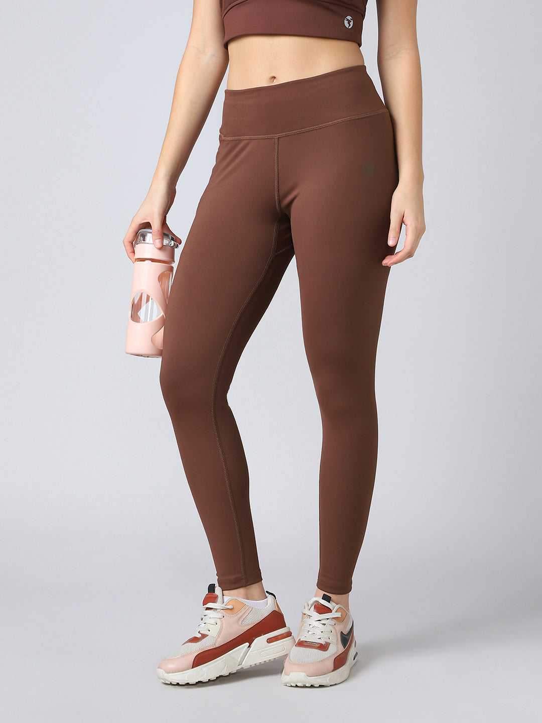 Women Solid Slim Fit Tights with ELASTO PLUS