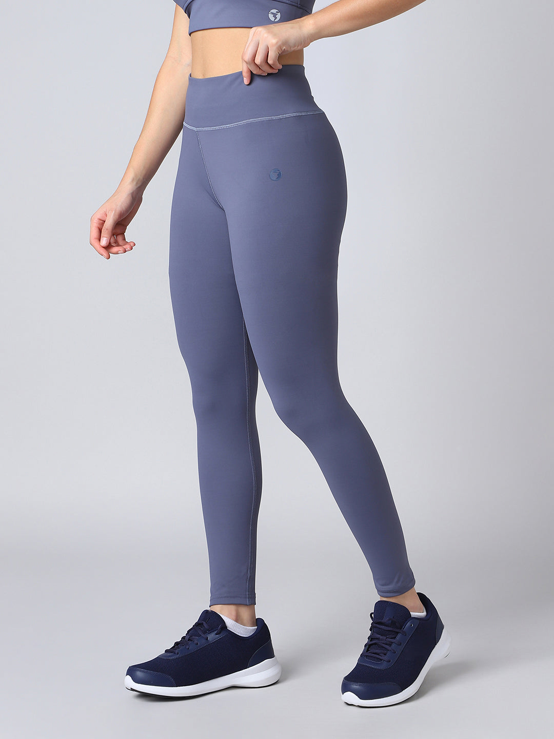 Women Solid Slim Fit Tights with ELASTO PLUS
