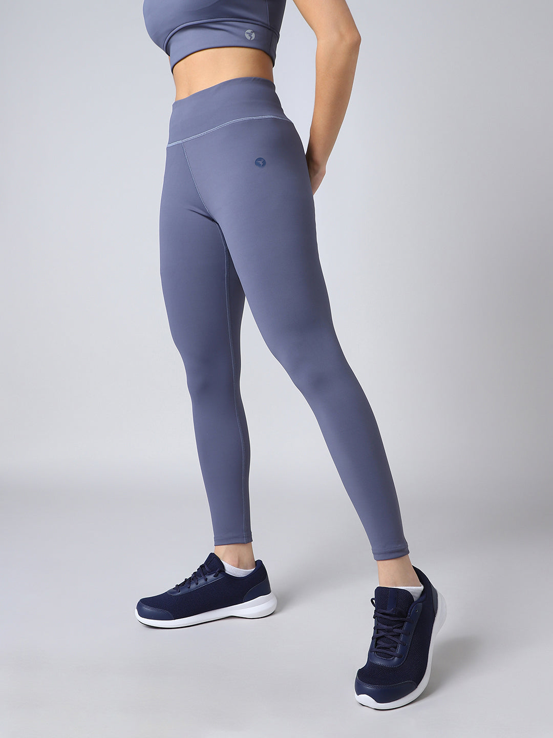 Women Solid Slim Fit Tights with ELASTO PLUS
