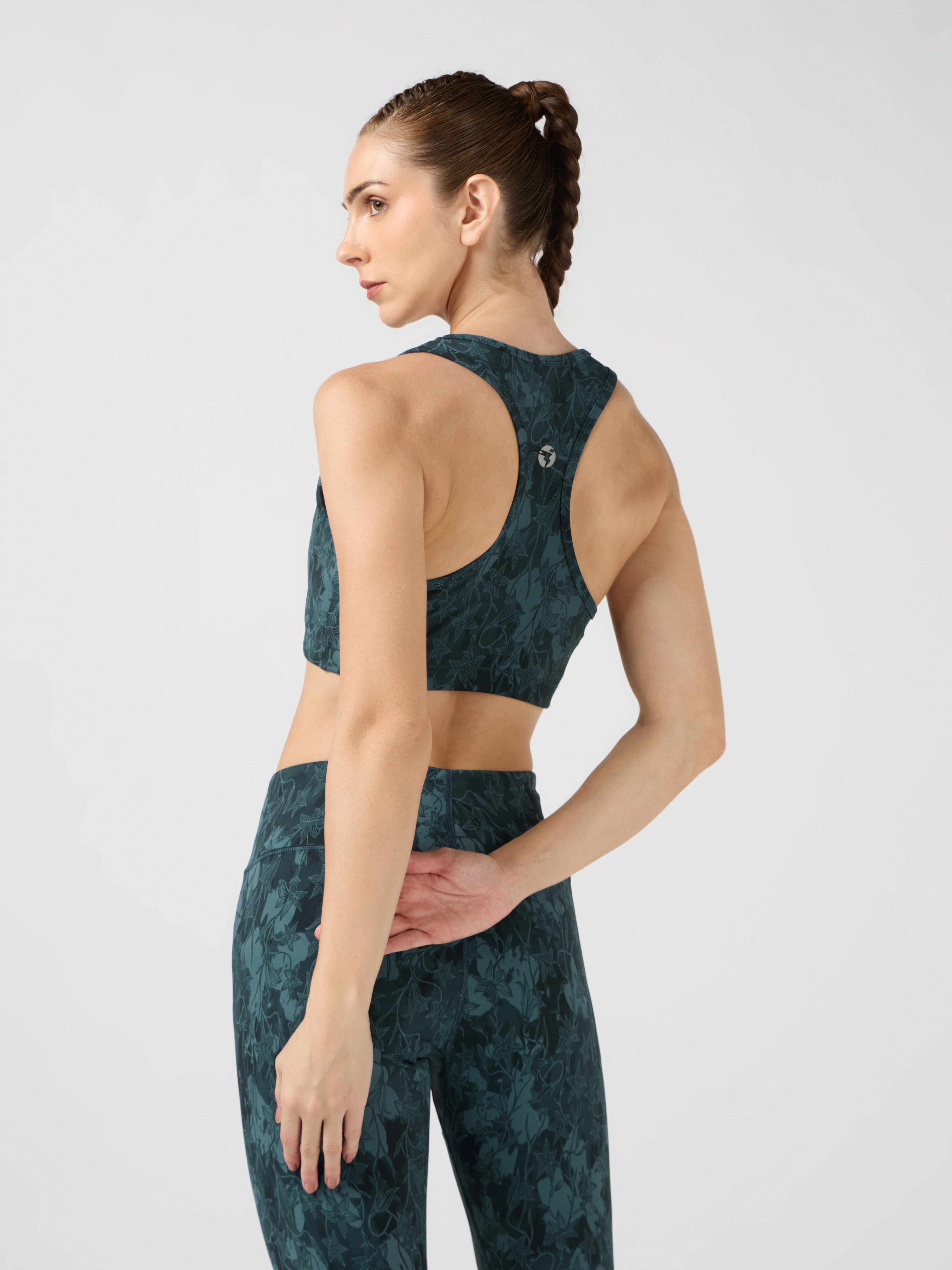 Women Slim Fit Scoop Neck Sports Bra with ELASTO PLUS