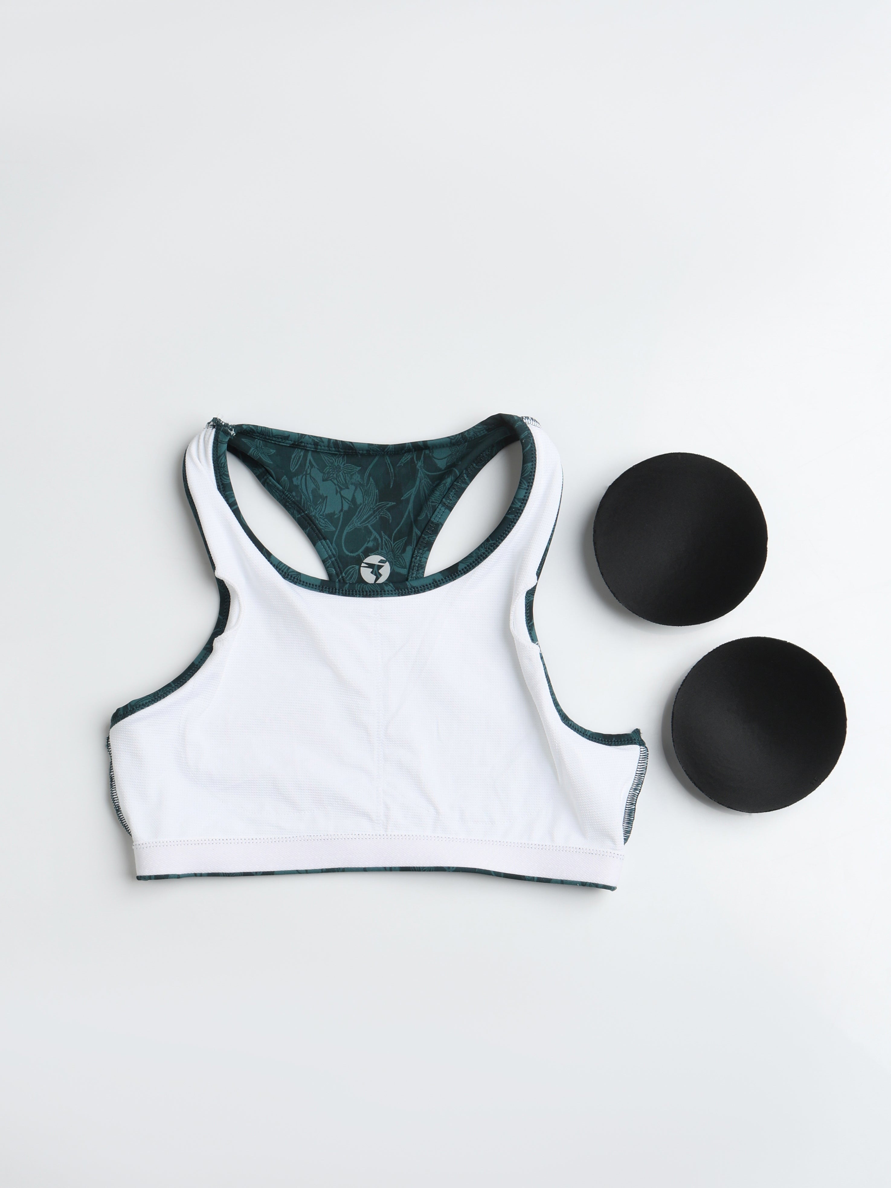 Women Slim Fit Scoop Neck Sports Bra with ELASTO PLUS