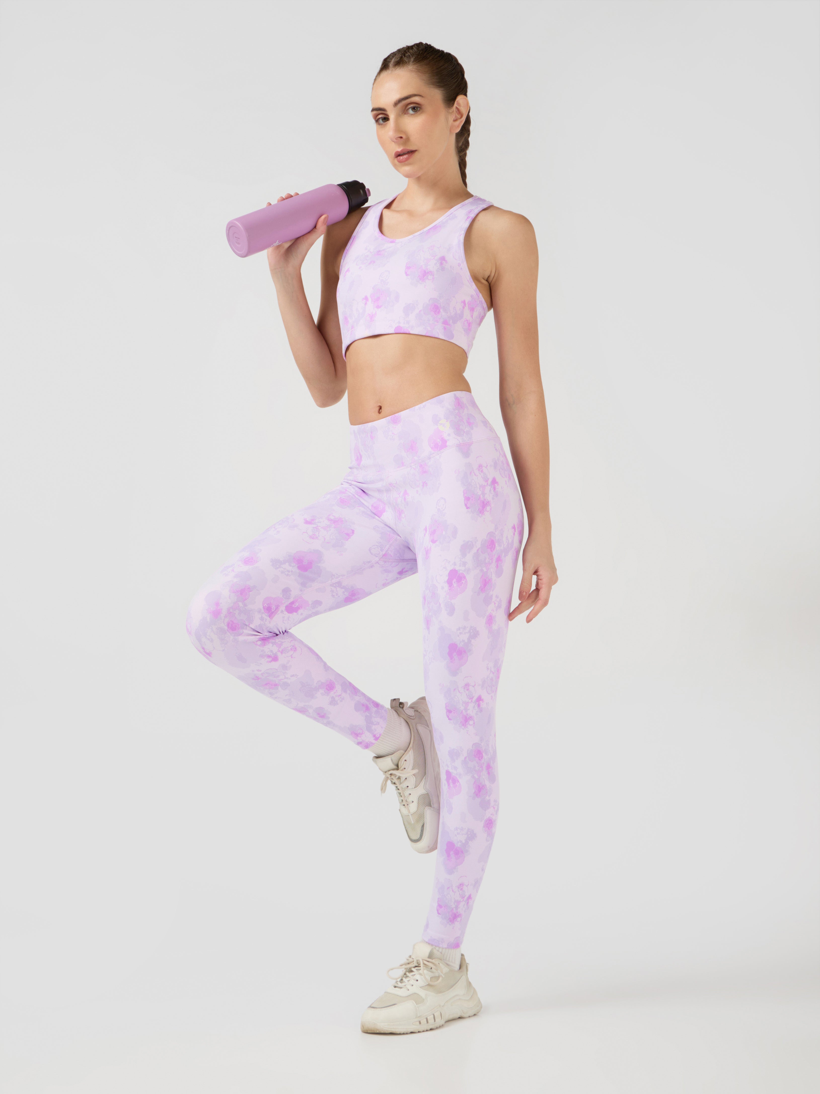 Women Slim Fit Scoop Neck Sports Bra with ELASTO PLUS