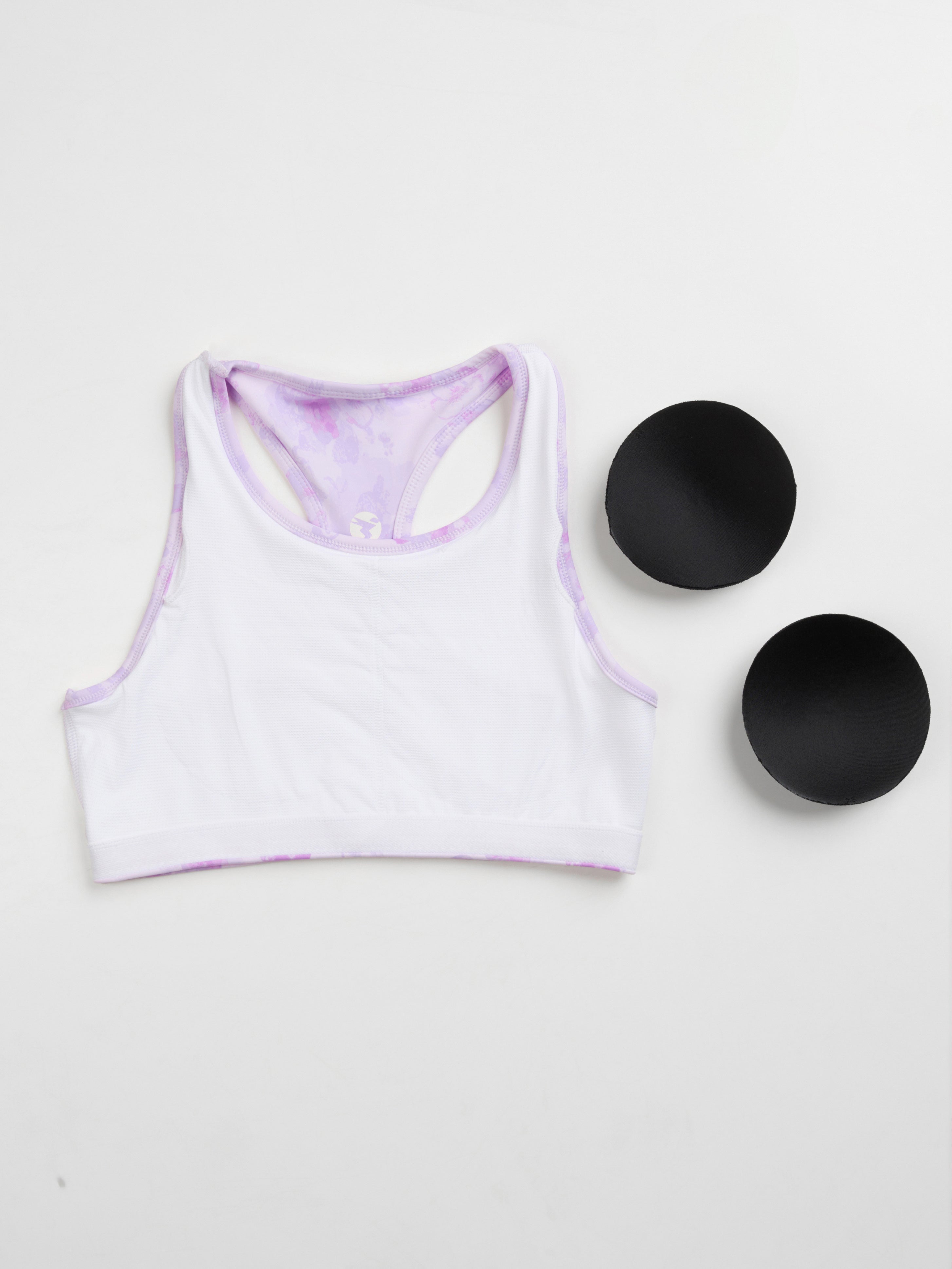 Women Slim Fit Scoop Neck Sports Bra with ELASTO PLUS