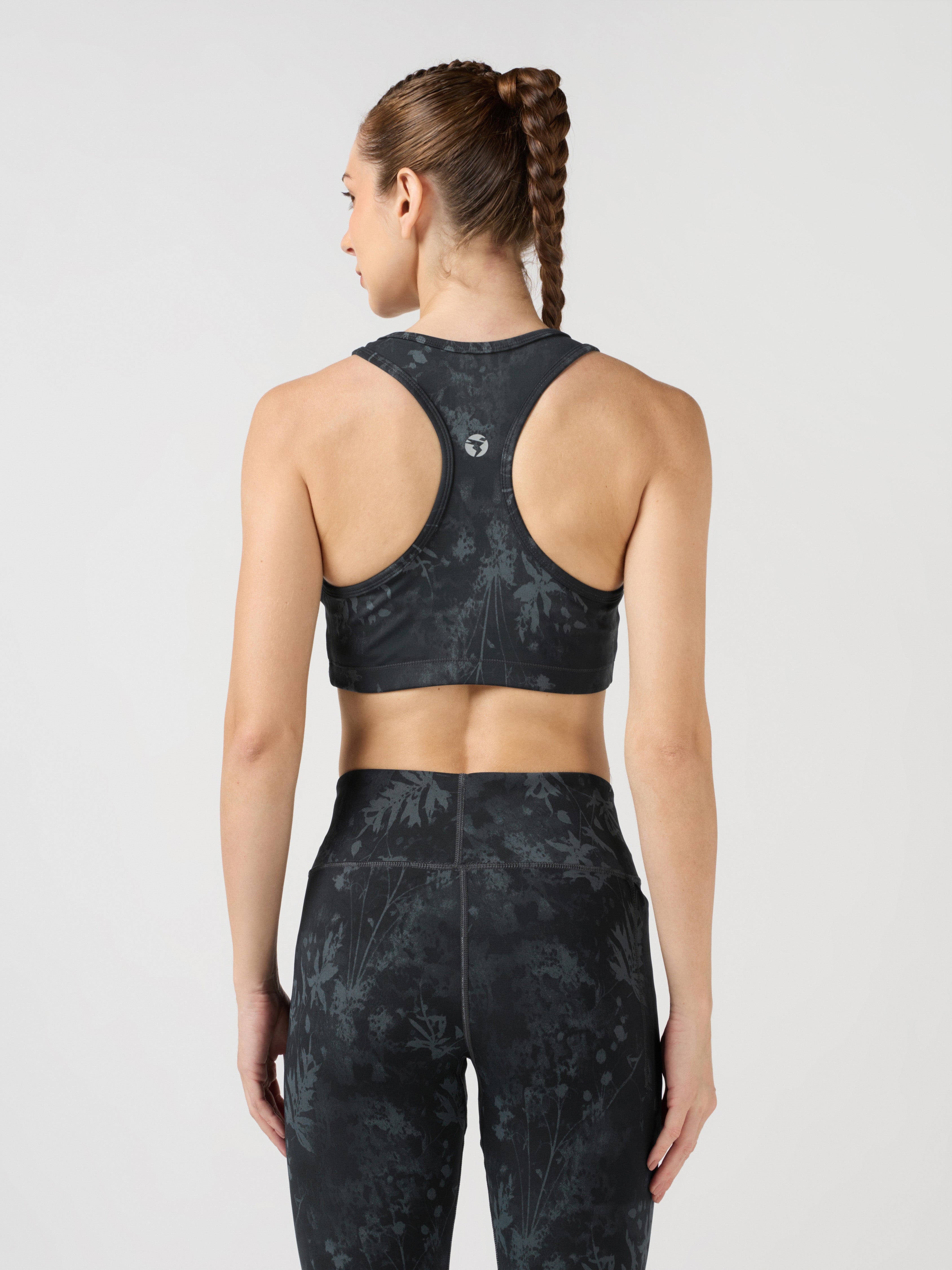 Women Slim Fit Scoop Neck Sports Bra with ELASTO PLUS