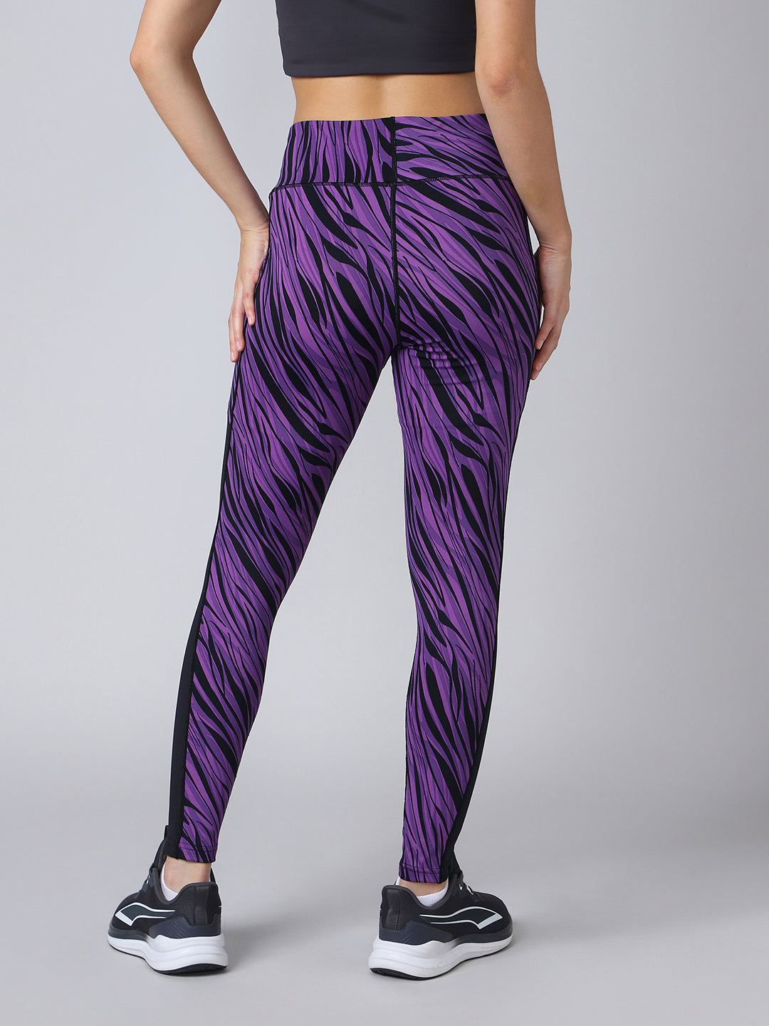 Women Printed Slim Fit Tights with ELASTO PLUS