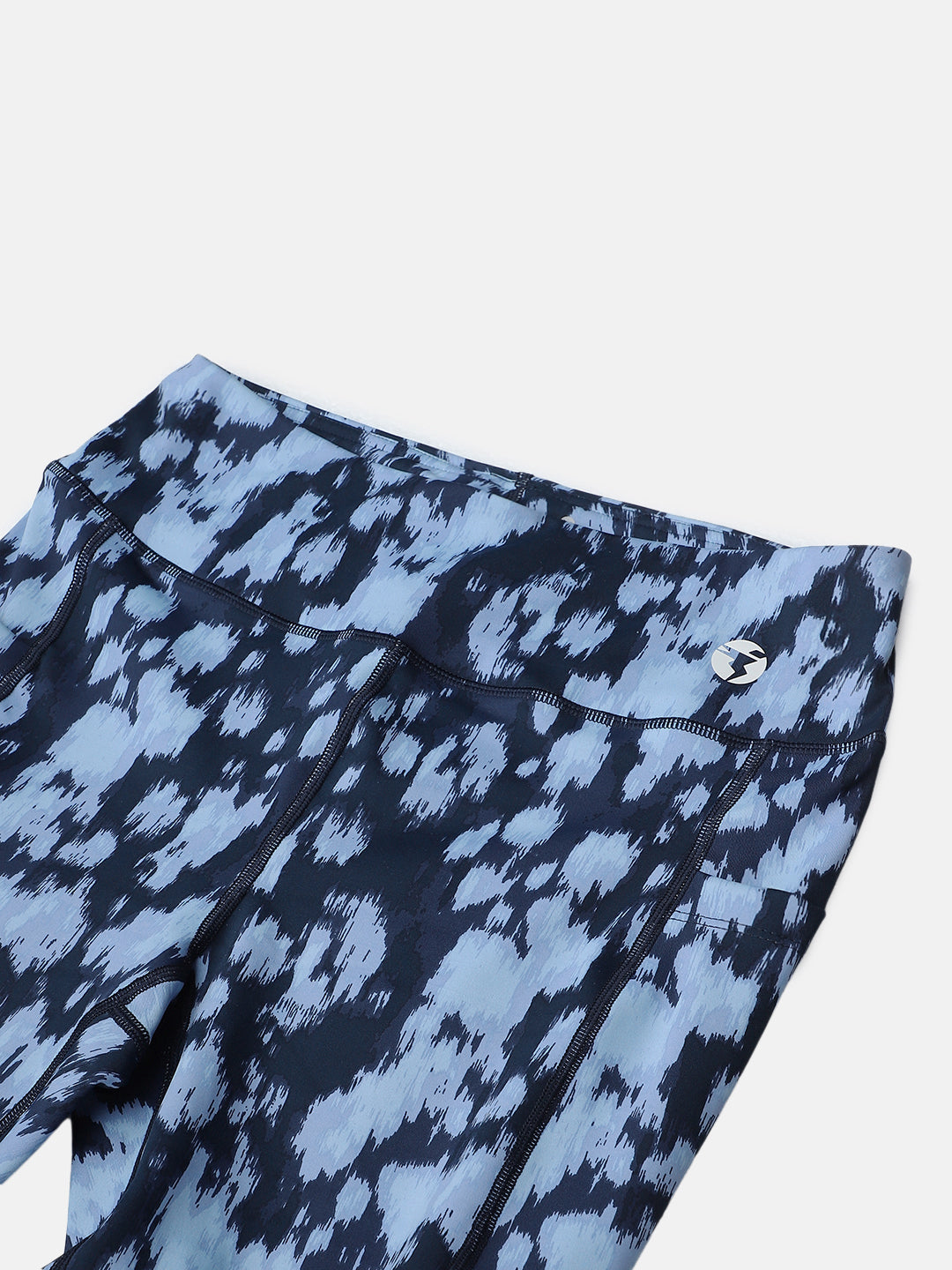 Women Printed Slim Fit Tights with ELASTO PLUS